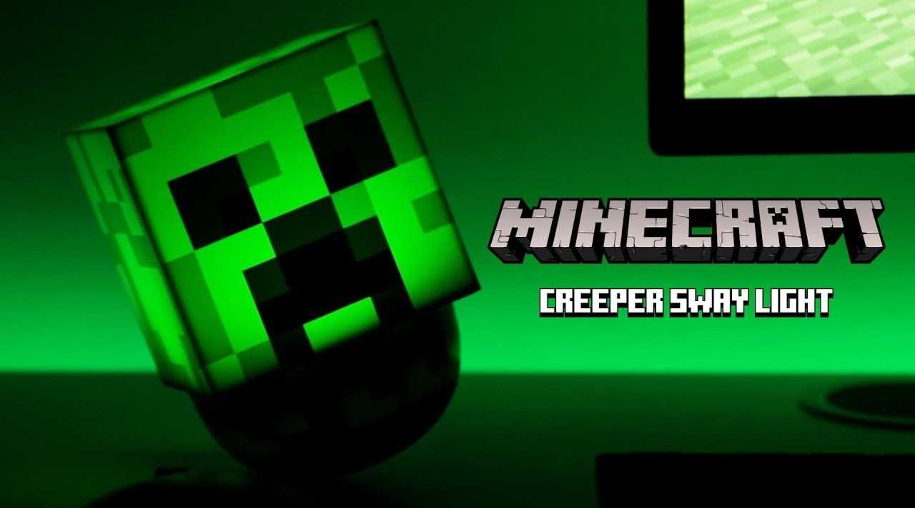 Lampka Minecraft Creeper Licencja Kołysząca się * Video-Play Wejherowo