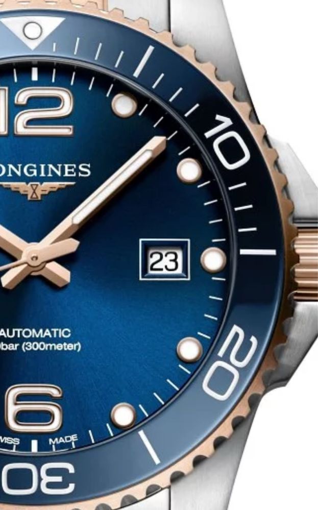 Longines Hydroconquest Automatic Rose Gold, 41mm