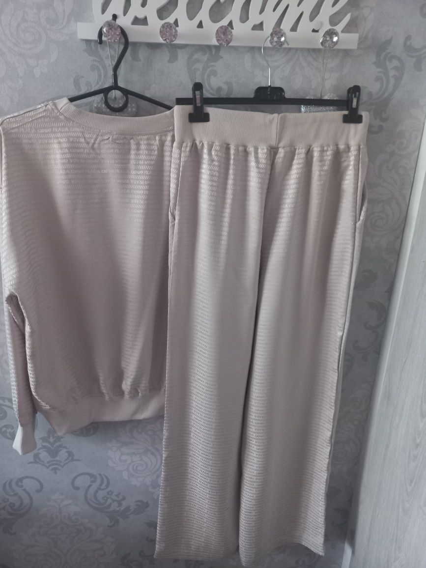 Dres prada oversize beżowy letni nowyHit tego sezonu