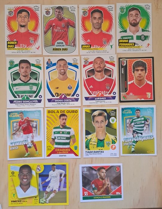 Lote de cromos Futebol da Panini