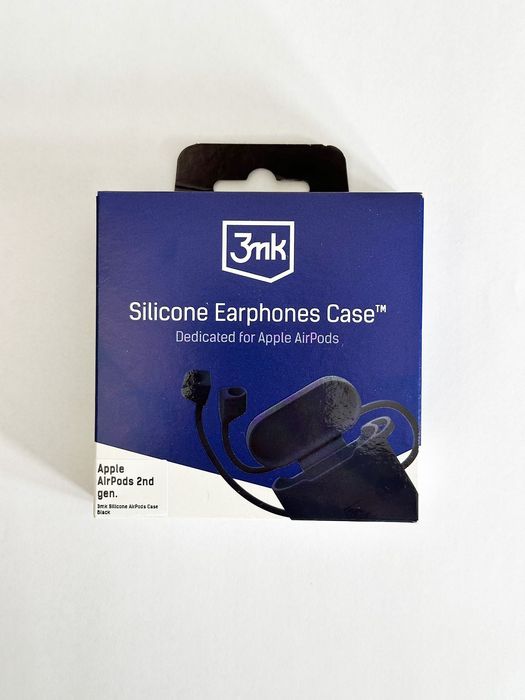 3MK - silikonowe etui na Apple Airpods 2 generacji - czarne