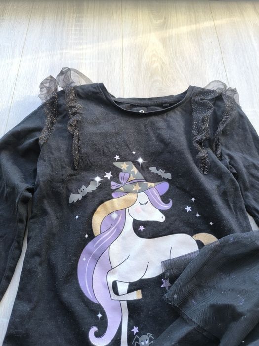 Bluzeczka i legginsy Sinsay C&A rozmiar 128