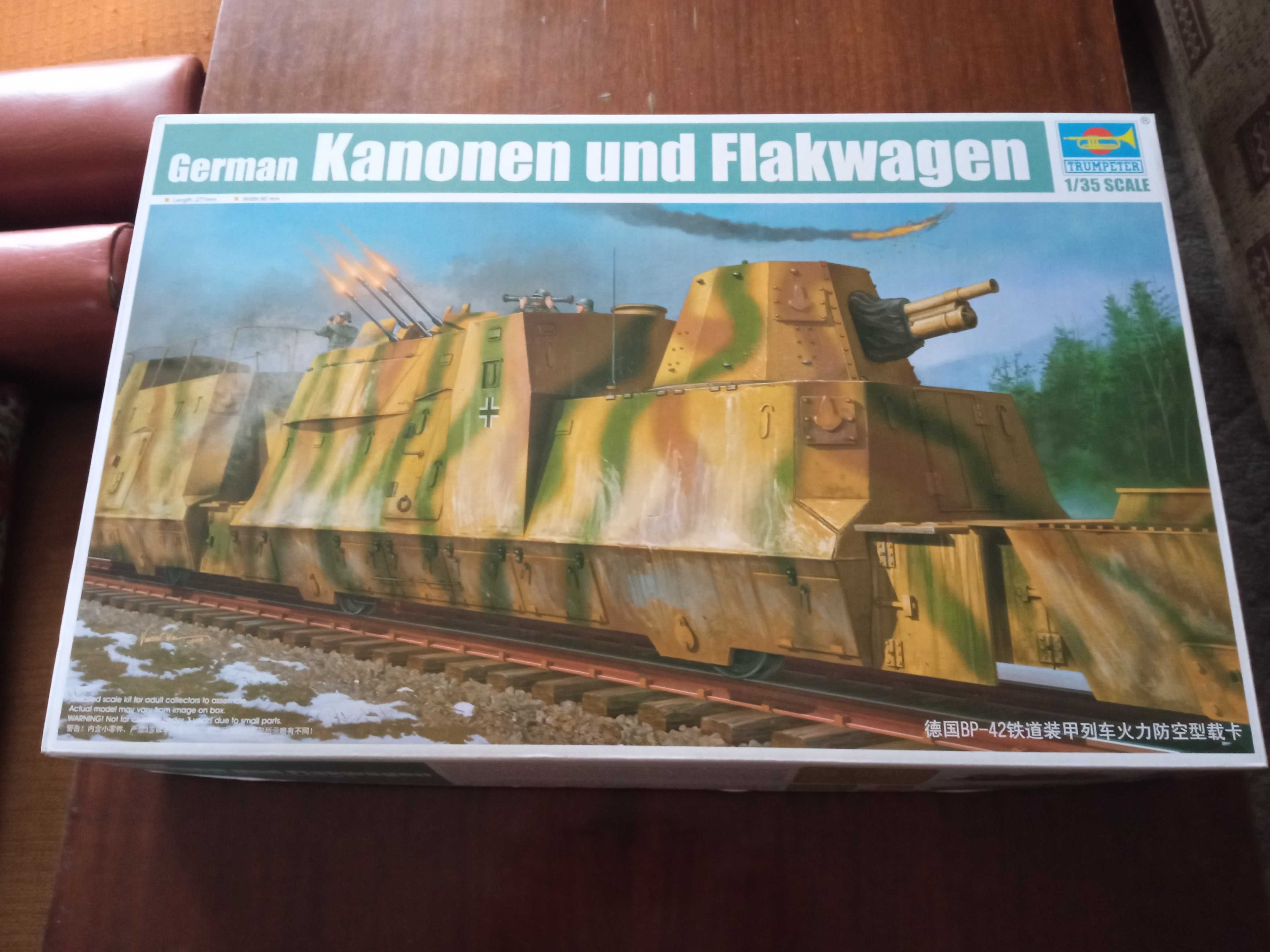 German Kanonen und Flakwagen - Trumpeter 01511 (skala 1:35)