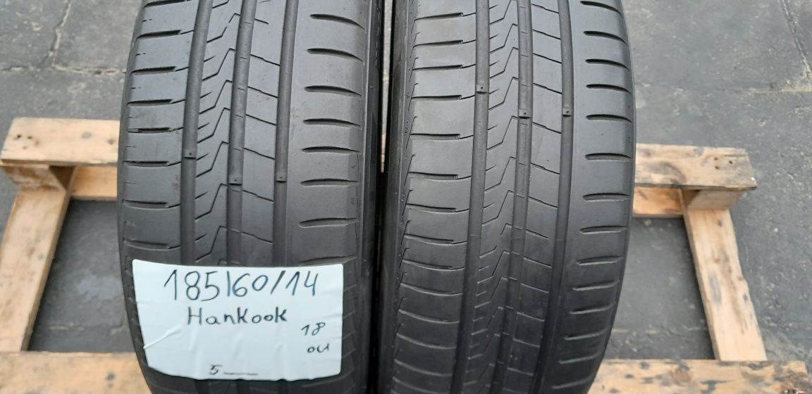 Opony Letnie 185÷60÷14÷.HANKOOK.Rok 2018.Cena 70 zł szt.Montaż.Wysyłka