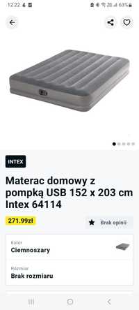 2x materac samopompujacy 2- osobowy, decathlon