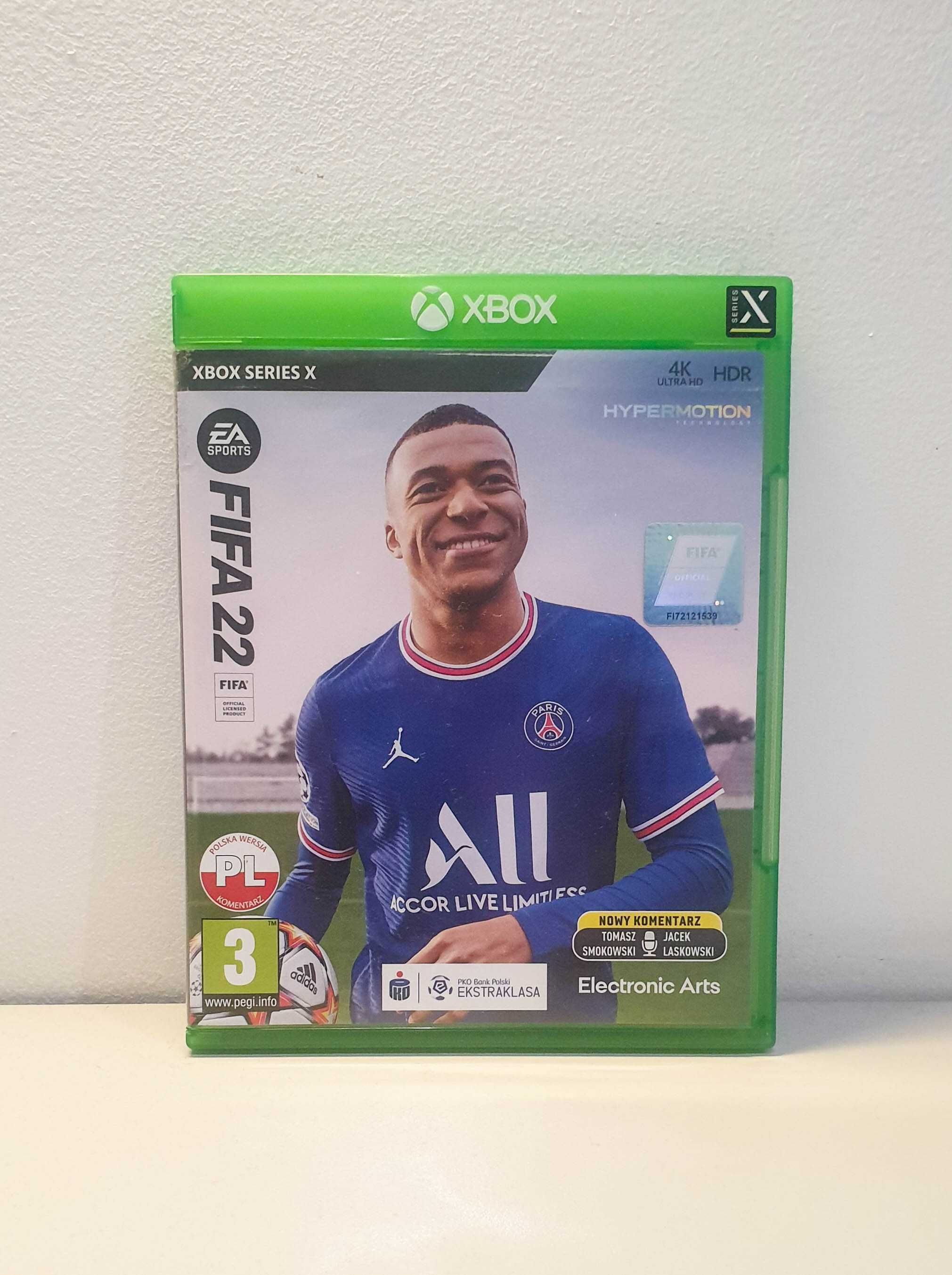 Gra Fifa 22 Xbox series X 2xPL