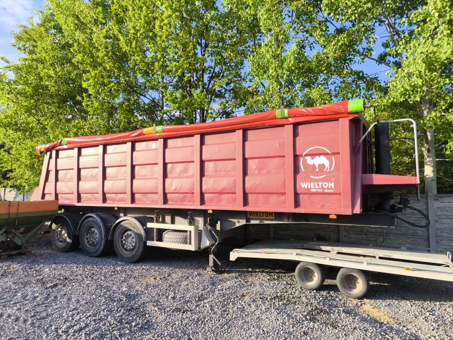 Naczepa Wywrotka Stalowa Wielton 35M3 Nowa Plandeka Cena Brutto