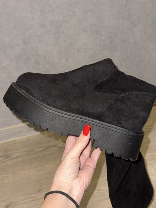 Ботфорди замшеві