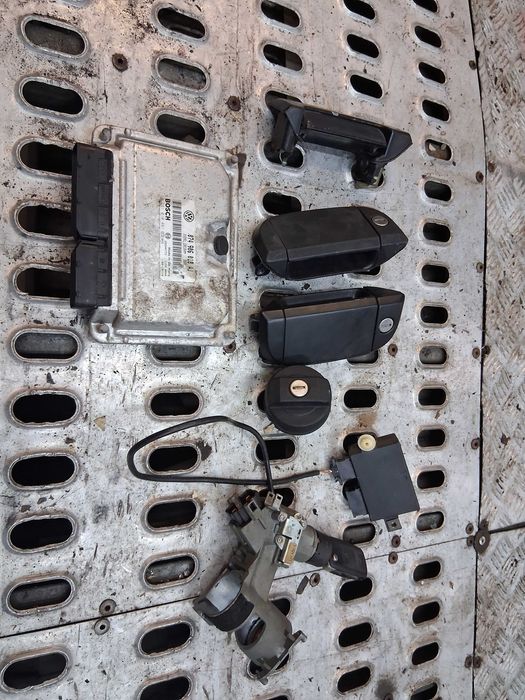 vw t4 komputer stacyjka klamki zestaw startowy 2,5tdi