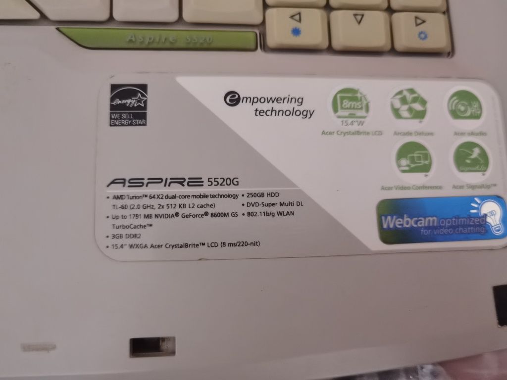 Acer aspire 5520 icw50