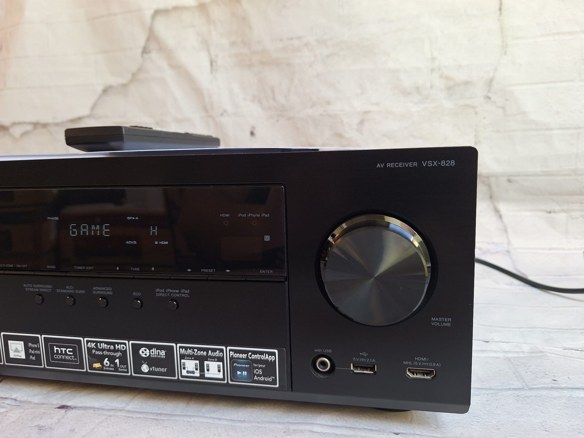 Mocny Amplituner 7.1 Pioneer Vsx-828 Hdmi optyk