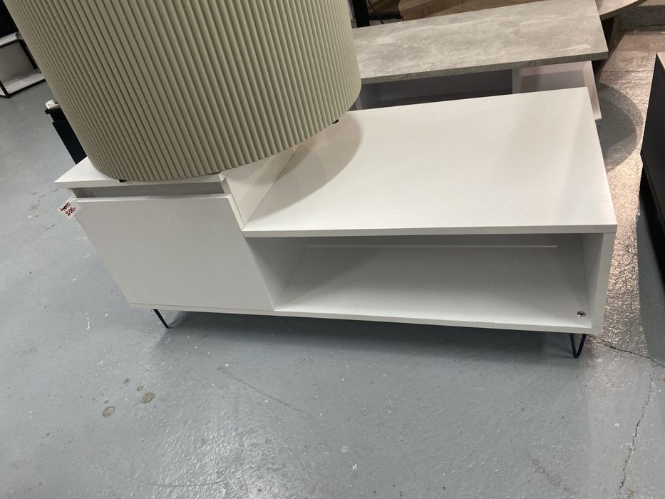 Stolik kawowy nowy biały czarny