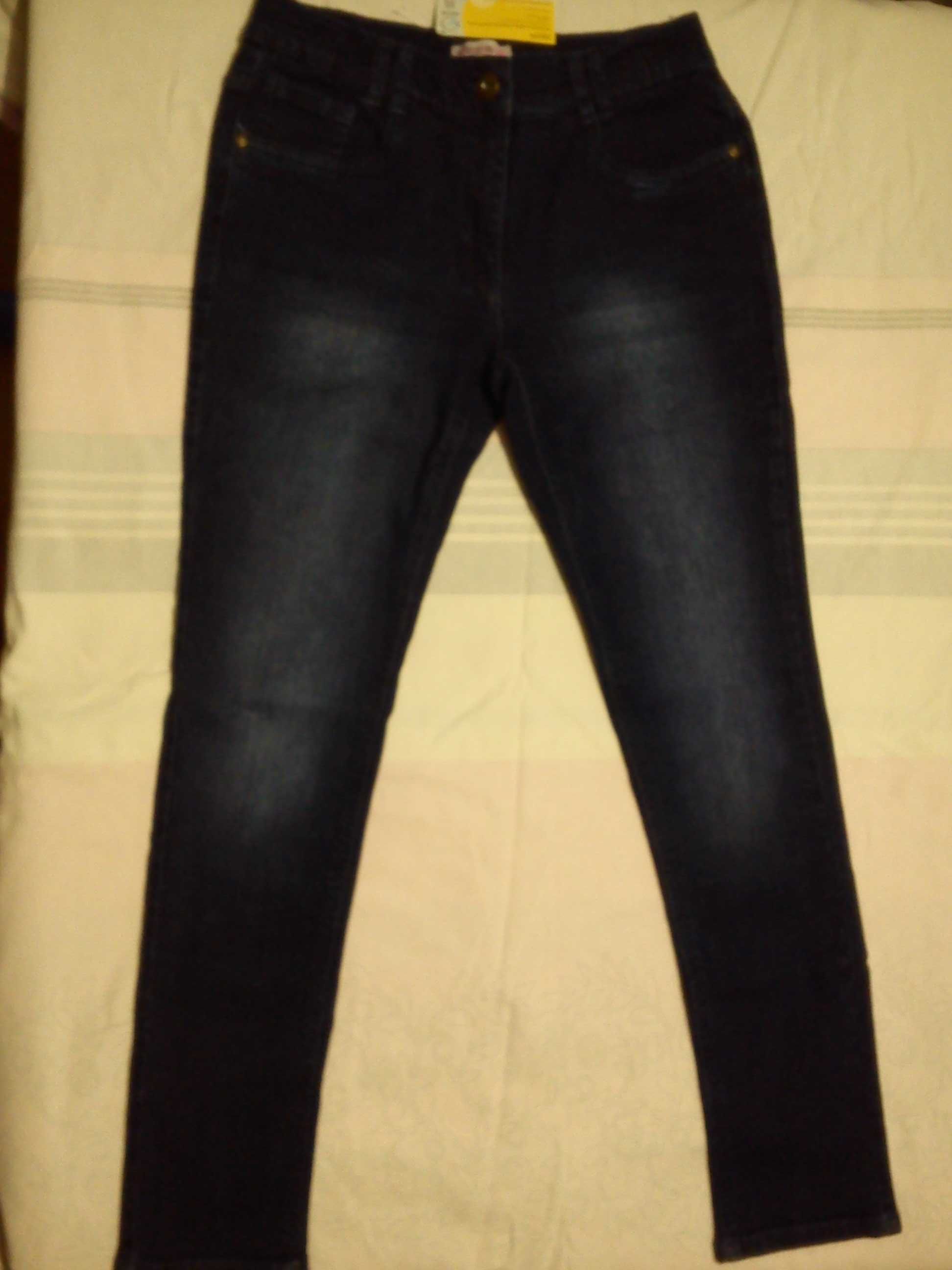 spodnie jeansowe dziewczęce 146/152