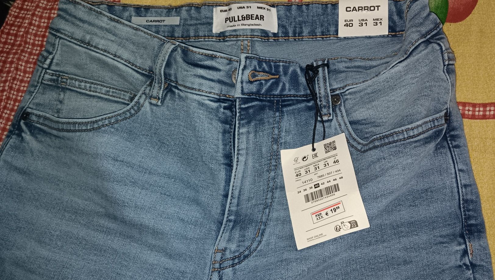 Calças ganga pull&bear