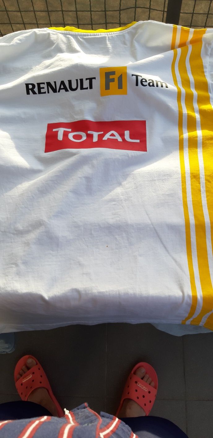Koszulka t-shirt kolekcjonerski Renault F1 Team Total XXL wysyłka