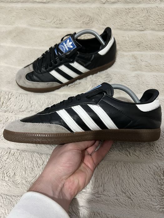 ADIDAS SAMBA Vegan (42) 27см мужские кеды кроссовки оригинал кожаные