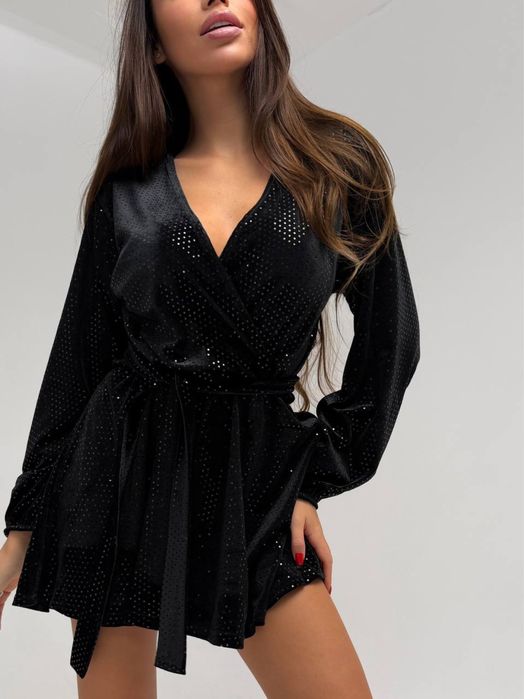 Сукня комбінезон жіноча святкова блискуча