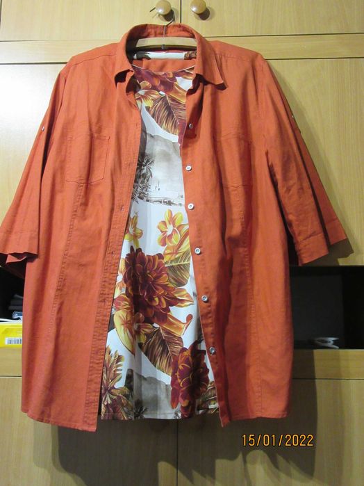 Sweterek Damski w Kolorowe Paski rozmiar 46