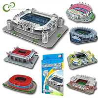 3D пазлы Стадион футбольный трехмерный