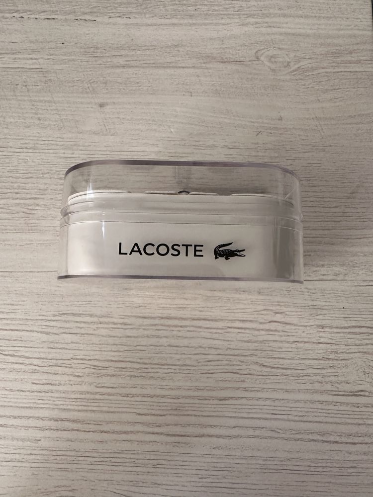 Оригинальные коллекционные проводные наушники + повербанк - LACOSTE.