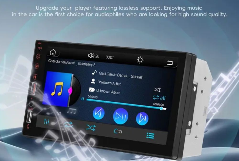 Rádio  2din touch de carro