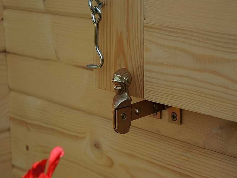Domek drewniany Grześ z tarasem 3x5 z balika 28mm