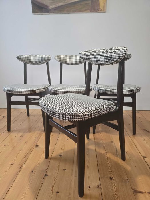 Krzesła PRL - autor Rajmund Hałas lata 60-70 vintage loft