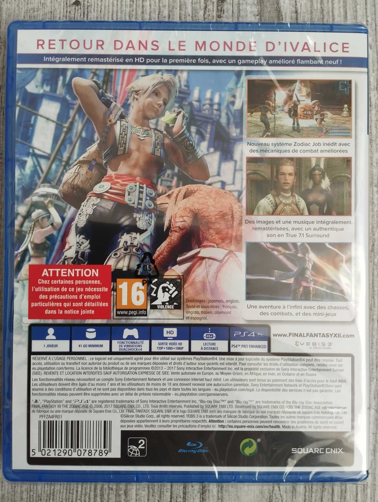 Nowa Gra Final Fantasy XII The Zodiac Age PS4/PS5