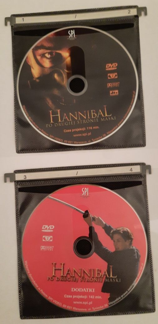 Zestaw 2 DVD - Hannibal, Hannibal po drugiej stronie maski i dodatki