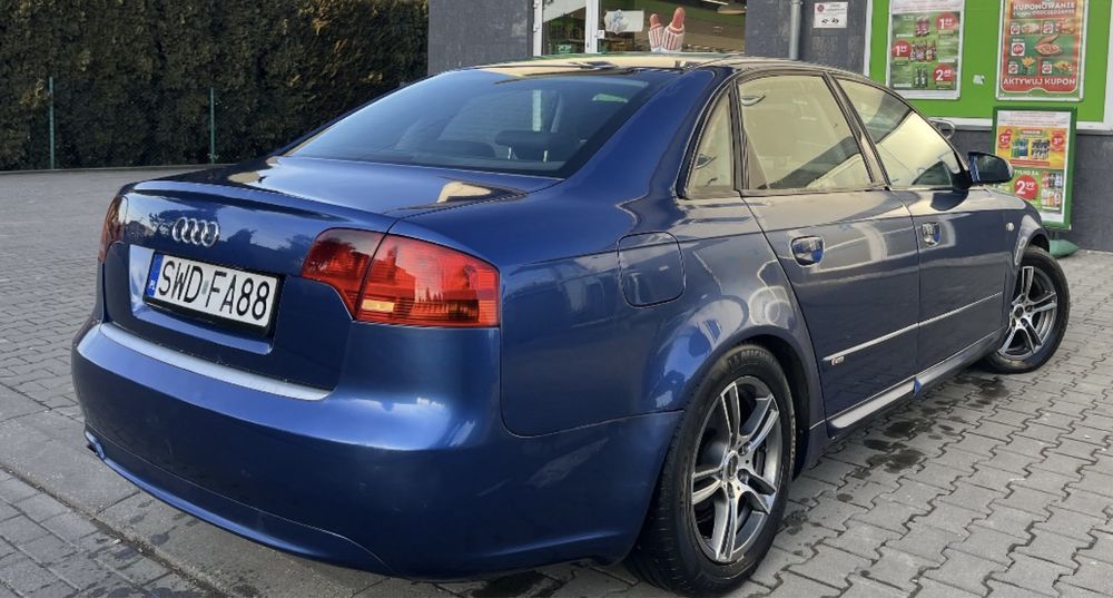 Spredam audi A4 B7 S.Line 2.0 TDI 140km rok 2007 po Rozzadu Nowy klima