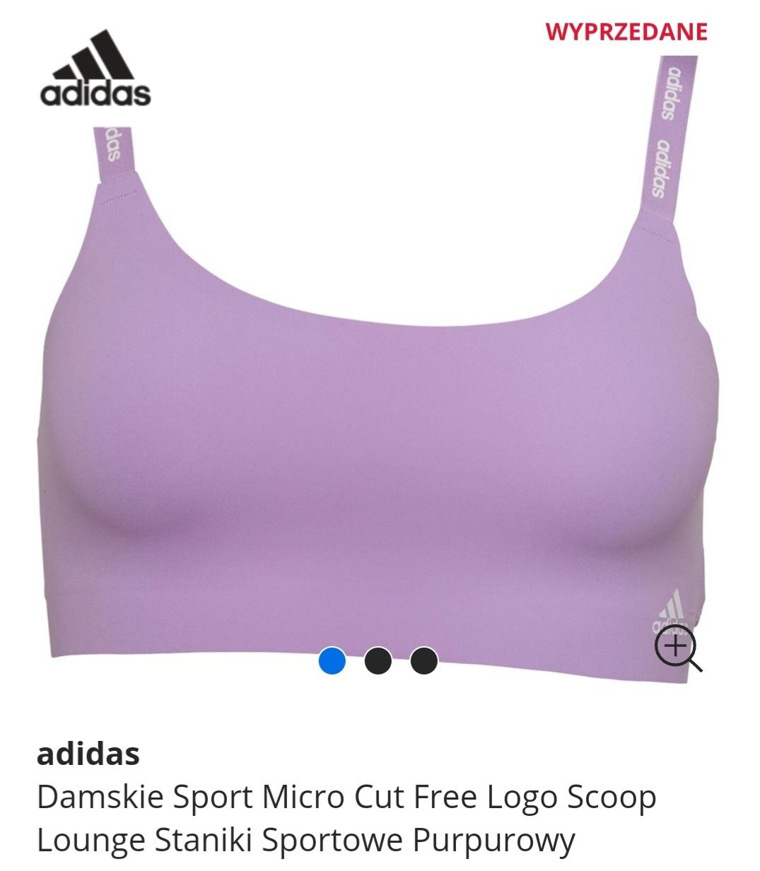 Stanik sportowy Adidas mocro cut free logo Scop
