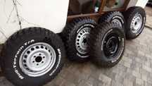 5x MT BfGoodrich 245/75 R16 Sprinter 4x4