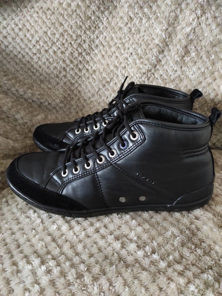 GANT кожаные демисезонные утеплённые ботинки 42р (27) в идеальном сост