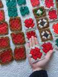 Peças em crochet Granny Square