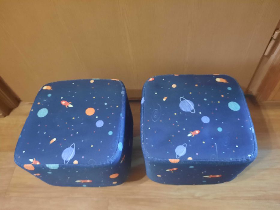 2 x Pufa dziecięca dla dzecka krzesełko taboret  Sinsay Home 27x27x27