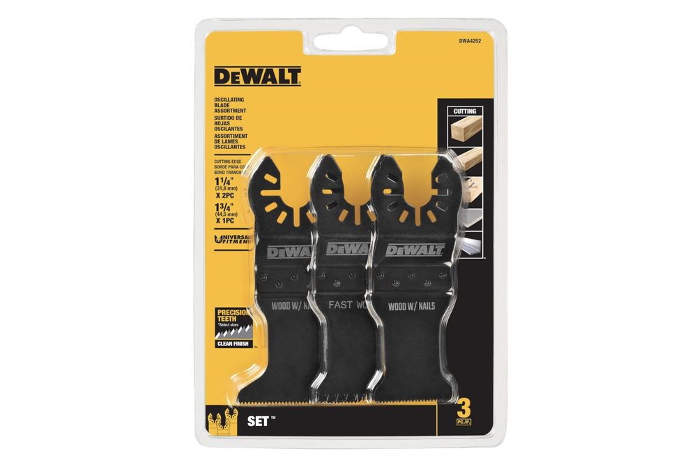 Dewalt DWA4252 набір карбідних полотен леза мультитул dcs356 dcs354