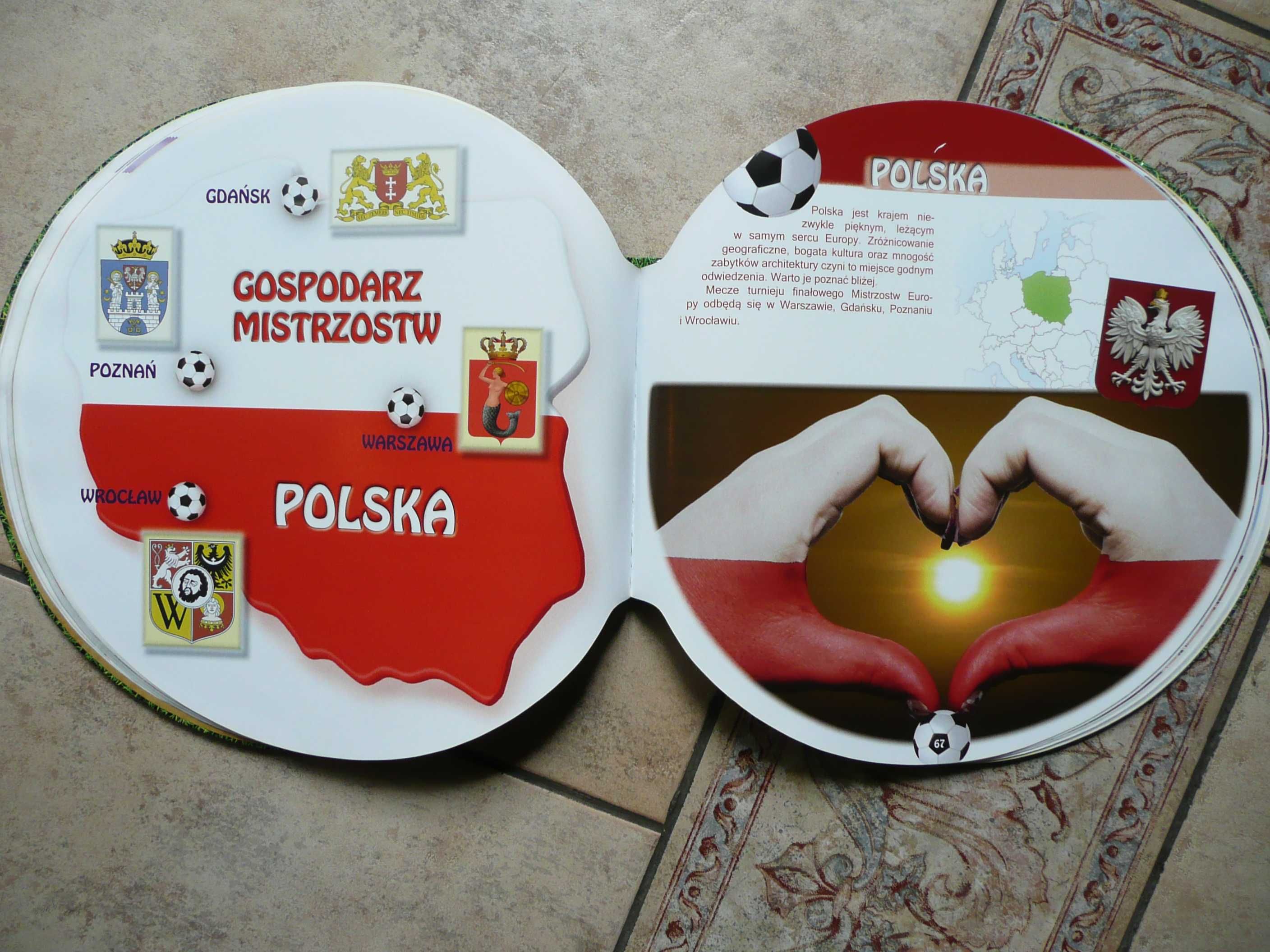 mistrzostwa europy 2012 polska ukraina książka folder