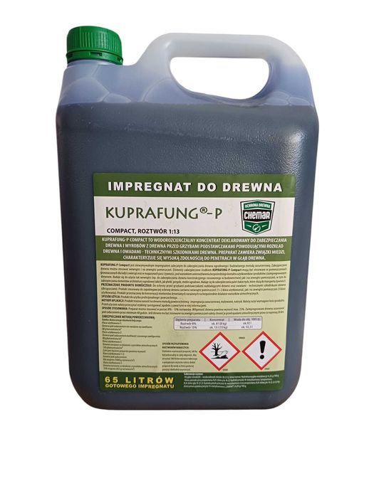 Impregnat do drewna KUPRAFUNG - P Koncentrat 1:13 zielony-oliwkowy 5L