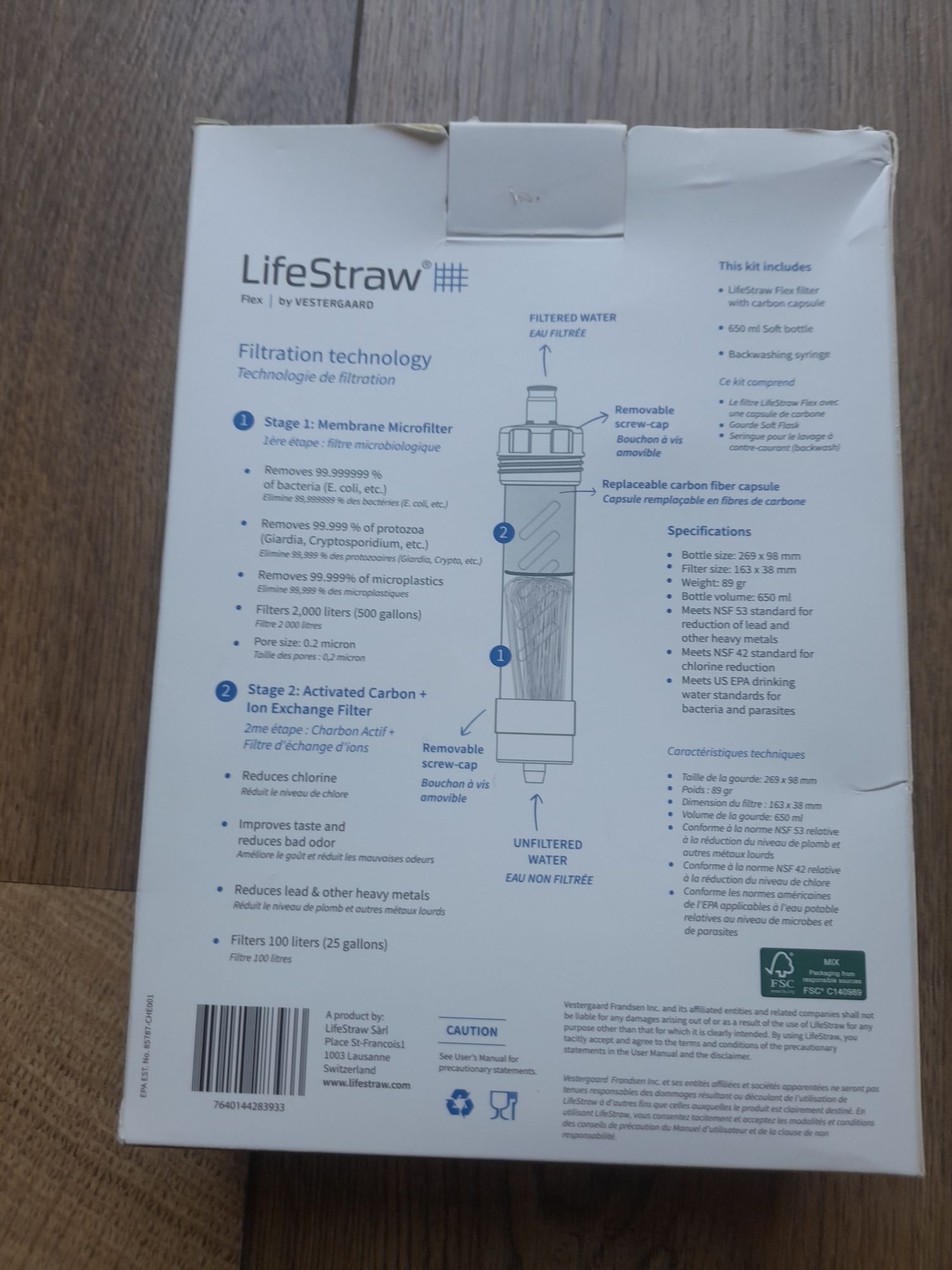 Filtr do wody LifeStraw Flex