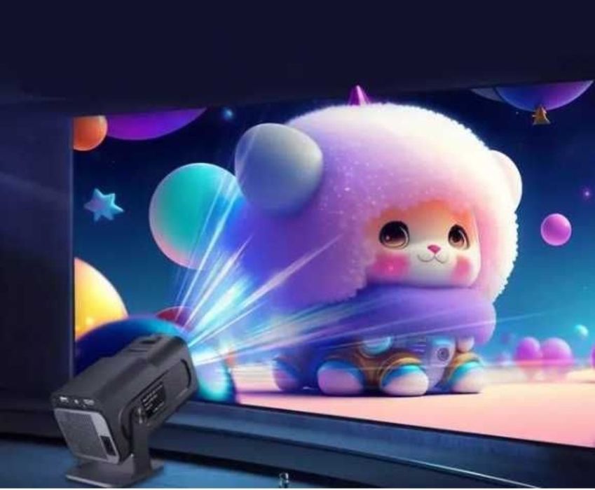 Проектор SmartTV домашній кінотеатр UltraHD HY320 Mini 4K Android 11