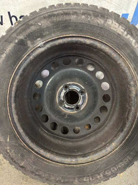 Koła Zimowe felgi stalowe+opony zimowe 4x100 Renault Dacia 185/65/15