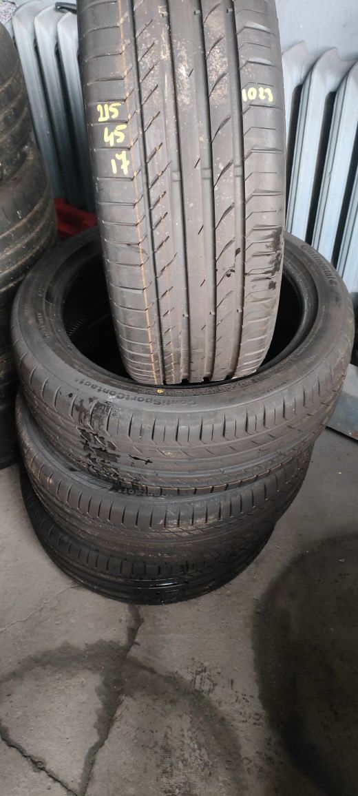 215/45R17 letnie 4 szt nowe Continentalz 2023