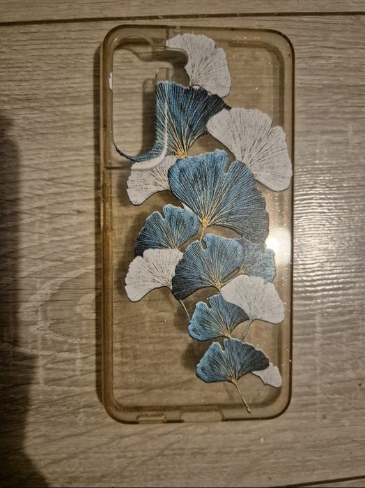 Etui listki/kwiatki Samsung s22