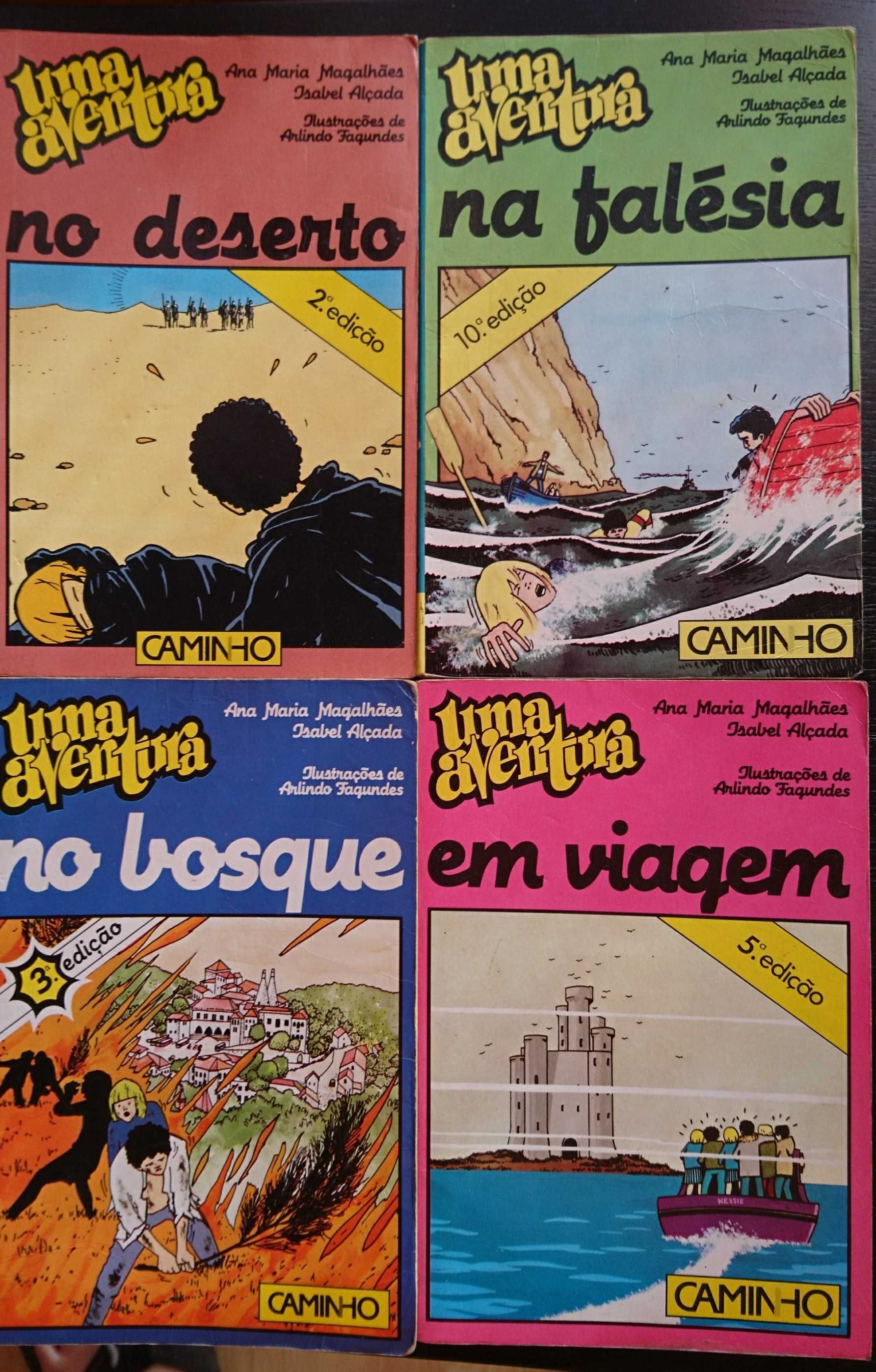 Uma aventura, 4 livros