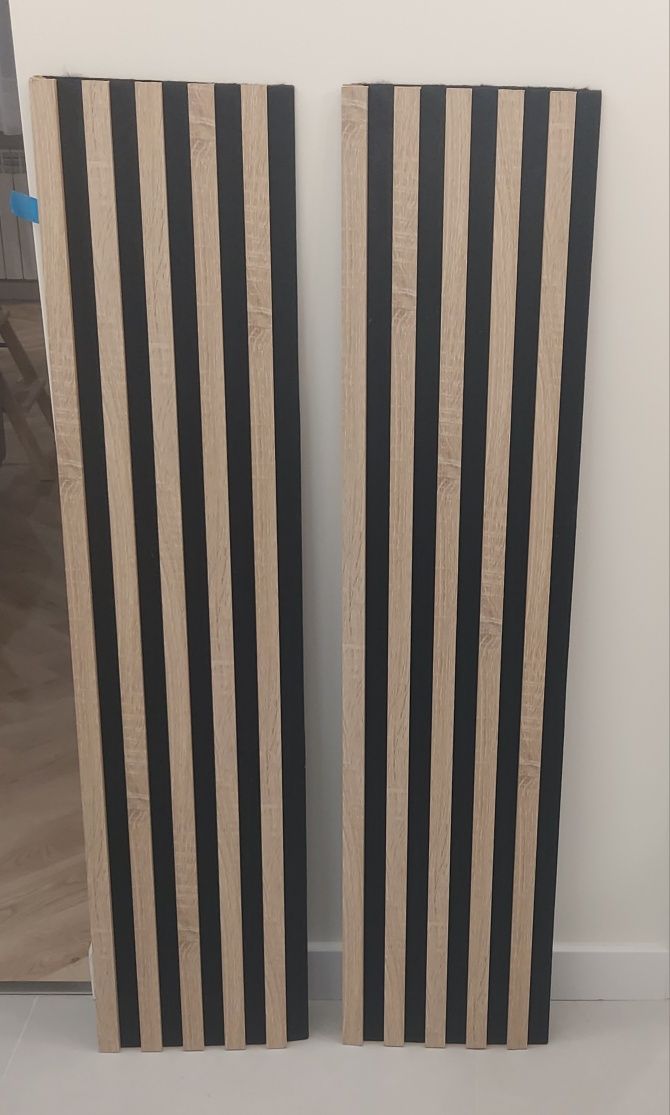 Lamel dąb sonoma kawałki  27cm x 116cm - 2 sztuki