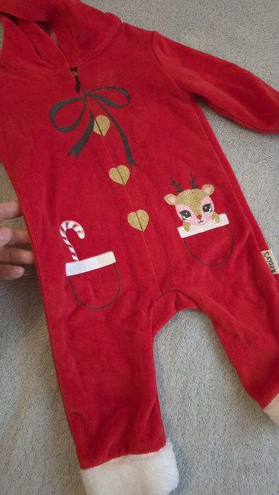 Новорічний ромпер,чоловічок 3-6 м.