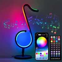 Настільна  лампа Musical Note Lamp RGB Black