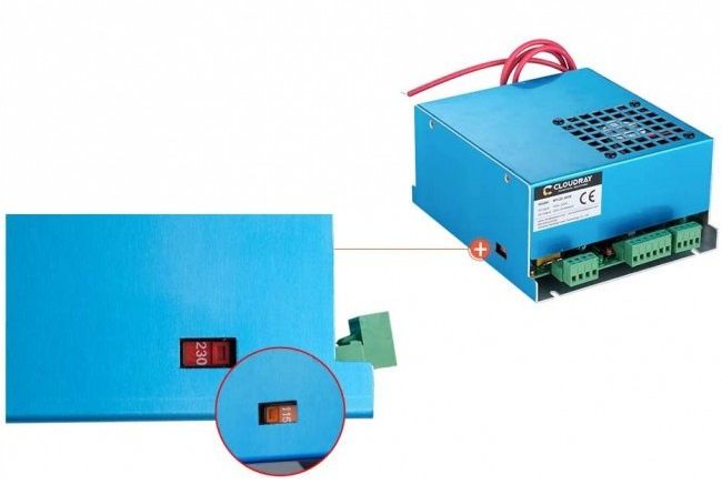 Блок питания (блок розжига) для лазерной трубки CO2 40Вт