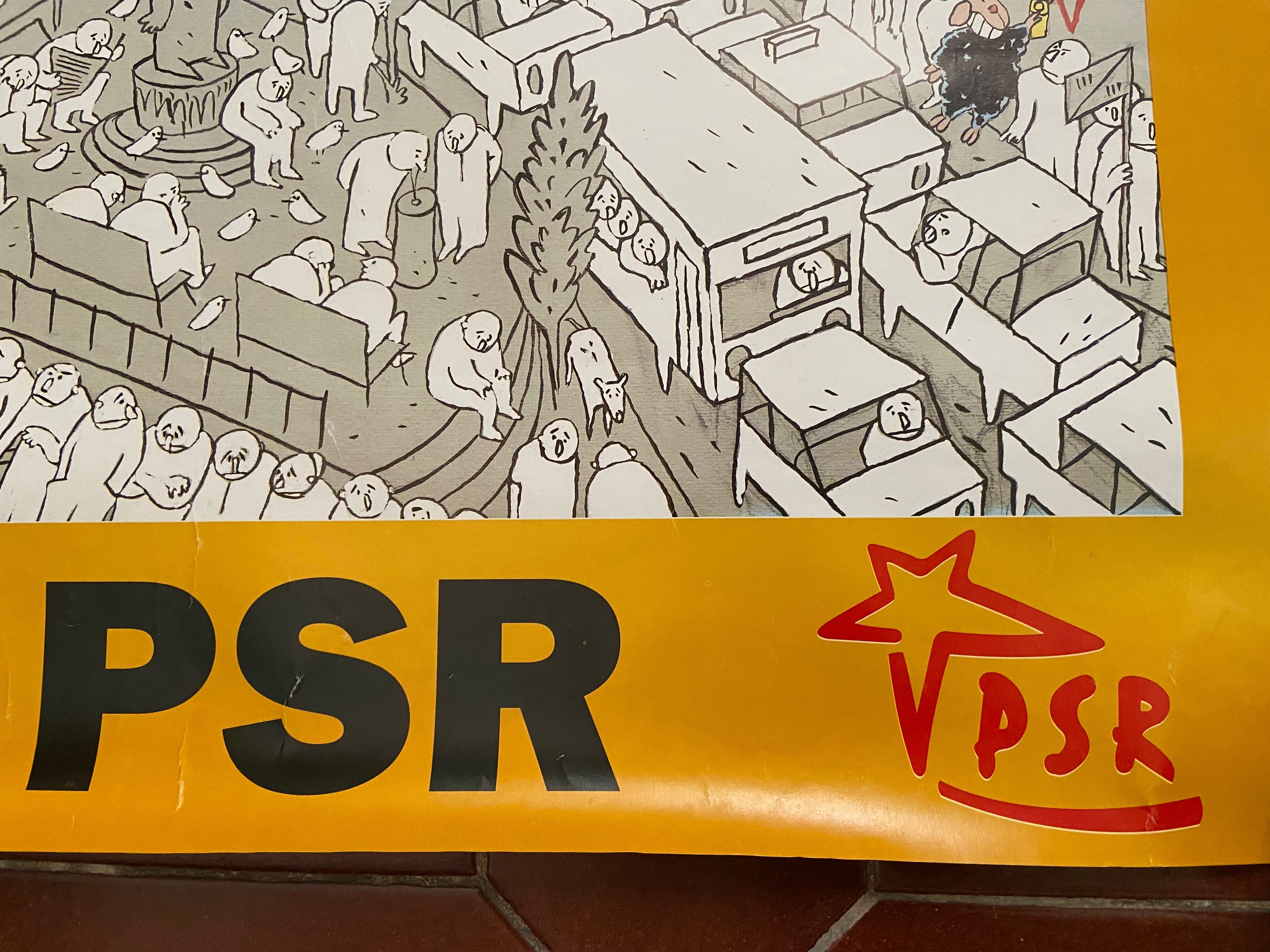Poster antigo Vota PSR