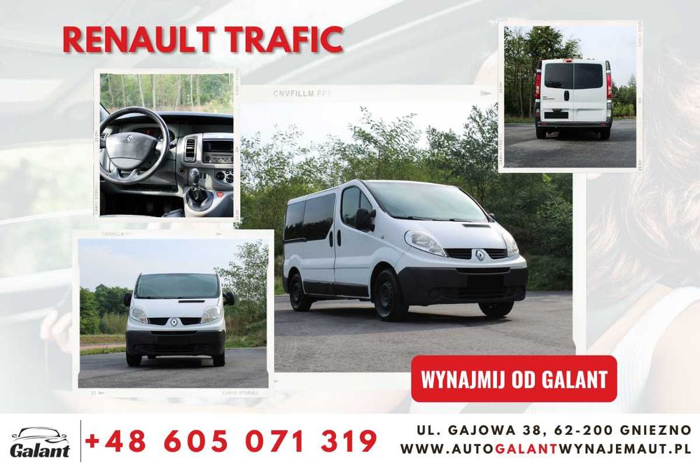 Galant Wypożyczalnia Wynajem MIESIĘCZNY Busów 9osobowych- 2700